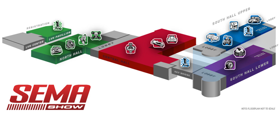 SEMA Floor Plan SEMA Floor Plan