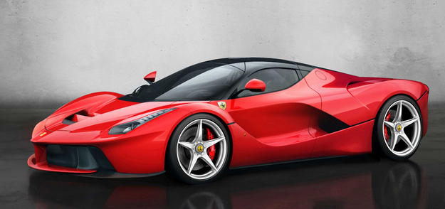 LaFerrari with 6.3-liter V12 Engine, Turbocharging and Hybrid Power Technology